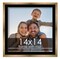 14x14 Frame with Mat - Bronze 17x17 Frame Wood Made to Display Print or Poster Measuring 14 x 14 Inches with Black Photo Mat